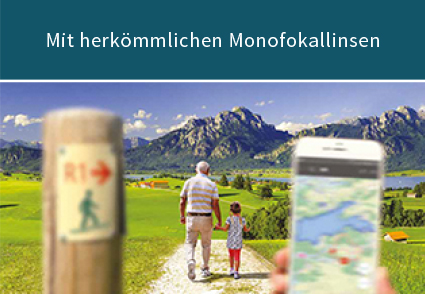 Visus Simulation herkömmliche Monofokallinse Visus Simulation herkömmliche Monofokallinse